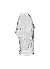 Прозрачная насадка на пенис Booker - 8 см. - Baile - в Сочи купить с доставкой