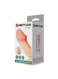 Телесная насадка на пенис Huel - 9 см. - Baile - в Сочи купить с доставкой