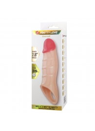 Телесная удлиняющая насадка на пенис Darnel - Baile - в Сочи купить с доставкой
