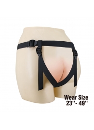 Черные трусики харнесс с платформой Caludio I - Baile - купить с доставкой в Сочи