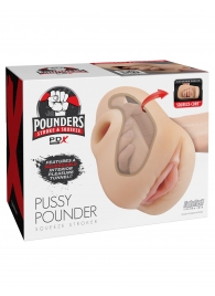 Телесный мастурбатор-вагина Pussy Pounder Squeeze Stroker - Pipedream - в Сочи купить с доставкой