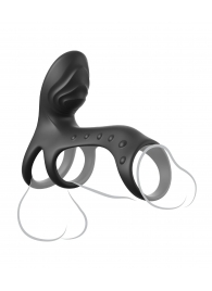 Черная насадка на пенис Ultimate Couples Cage Pro - Pipedream - в Сочи купить с доставкой