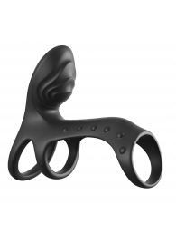 Черная насадка на пенис Ultimate Couples Cage Pro - Pipedream - в Сочи купить с доставкой