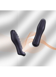 Сливовая силиконовая насадка на пенис с подхватом Manwan Ryzer - Manwan - в Сочи купить с доставкой