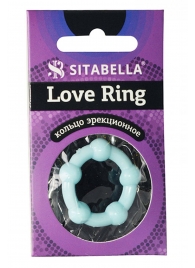 Цветное эрекционное кольцо Love Ring с бусинами - Sitabella - в Сочи купить с доставкой