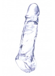 Прозрачная насадка-удлинитель Length Enhancer с подхватом - 16 см. - NMC - в Сочи купить с доставкой