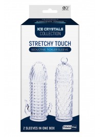 Набор из 2 прозрачных насадок на член Seductive Tickler Sleeves Set - NMC - в Сочи купить с доставкой