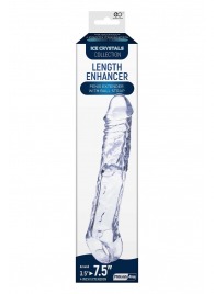 Прозрачная насадка-удлинитель Length Enhancer с подхватом - 22,3 см. - NMC - в Сочи купить с доставкой