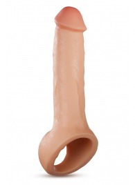 Телесная насадка-удлинитель Thrive 8.75 Inch Realistic Penis Extender Sleeve - 22,2 см. - Blush Novelties - в Сочи купить с доставкой