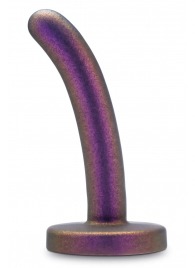 Фиолетовая насадка с гладкой поверхностью Surrender 4.75 Inch Beginner Pegging Dildo - 12 см. - Blush Novelties - купить с доставкой в Сочи