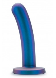 Синяя насадка с гладкой поверхностью Surrender 5.75 Inch Intermediate Pegging Dildo - 14,6 см. - Blush Novelties - купить с доставкой в Сочи