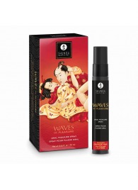 Оральный спрей Waves of Pleasure с ароматом клубники и шампанского - 20 мл. - Shunga - купить с доставкой в Сочи