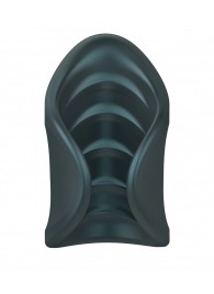 Серый сквозной мастурбатор с вибрацией Manwan Starter - Manwan - в Сочи купить с доставкой