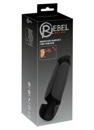 Черный вибромастурбатор с трехточечной стимуляцией Penis Trainer with 3 Point Stimulation - Orion - в Сочи купить с доставкой