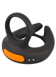 Черный вибростимулятор мошонки RC Scrotum Stimulator with Vibration - Orion - в Сочи купить с доставкой