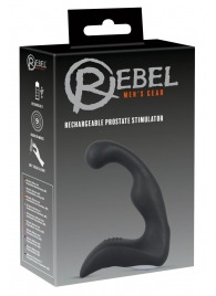 Черный перезаряжаемый стимулятор простаты с вибрацией - 14,6 см. - Orion - в Сочи купить с доставкой