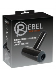 Черный мастурбатор с удобной ручкой Masturbator with 2 Functions - Orion - в Сочи купить с доставкой