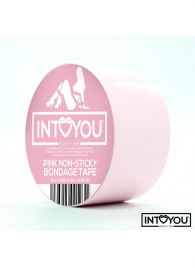 Розовый скотч для фиксации Non-Sticky Bondage Tape - 15 м. - Intoyou - купить с доставкой в Сочи