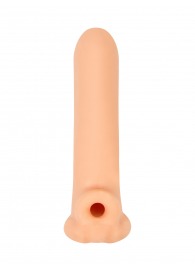 Телесный фаллоудлинитель Titan - 16,5 см. - Lola Games - в Сочи купить с доставкой
