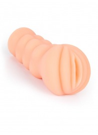 Телесный мастурбатор-вагина с эрекционными кольцами в комплекте - Sexy Girl - в Сочи купить с доставкой