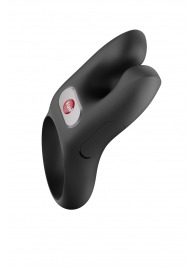 Черное эрекционное виброкольцо Nos - Fun Factory - в Сочи купить с доставкой