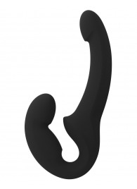 Черный безремневой страпон Share Lite - Fun Factory - купить с доставкой в Сочи