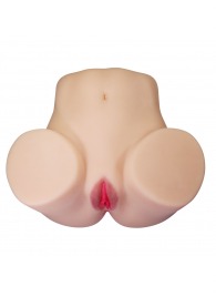 Телесный мастурбатор Julia с 2 любовными каналами - Baile - в Сочи купить с доставкой