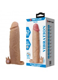 Телесная насадка на пенис Xerxes - 22 см. - Baile - в Сочи купить с доставкой