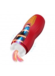 Интерактивный мастурбатор Solara с нагревом, вибрацией и поступательными движениями - Shots Media BV - в Сочи купить с доставкой