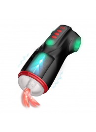 Интерактивный мастурбатор Raven с вакуумом, вибрацией и подсветкой - Shots Media BV - в Сочи купить с доставкой