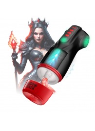 Интерактивный мастурбатор Raven с вакуумом, вибрацией и подсветкой - Shots Media BV - в Сочи купить с доставкой