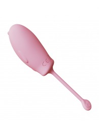 Розовое силиконовое виброяйцо с пультом ДУ - Secwell