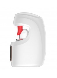 Белый мастурбатор с язычком и возвратно-поступательными движениями - Secwell - в Сочи купить с доставкой