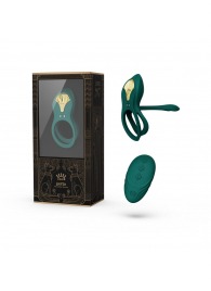 Зеленое эрекционное виброкольцо Bayek с пультом ДУ - Zalo - в Сочи купить с доставкой