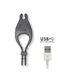 Черное эрекционное виброкольцо с управлением через приложение - Oninder - в Сочи купить с доставкой