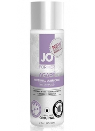 Лубрикант на водной основе для женщин JO AGAPE LUBRICANT ORIGINAL - 60 мл. - System JO - купить с доставкой в Сочи