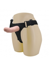Реалистичный страпон-фаллоимитатор на трусиках Ultra Passionate Harness - 15 см. - Baile - купить с доставкой в Сочи
