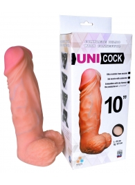 Фаллическая насадка Харнесс UNICOCK 10  - 25 см. - LOVETOY (А-Полимер) - купить с доставкой в Сочи