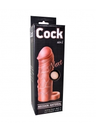 Фаллоудлинитель с кольцом COCK size L - 16,5 см. - LOVETOY (А-Полимер) - в Сочи купить с доставкой