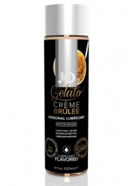 Лубрикант с ароматом крем-брюле JO GELATO CREME BRULEE - 120 мл. - System JO - купить с доставкой в Сочи