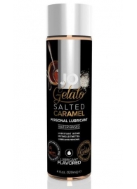 Лубрикант с ароматом солёной карамели JO GELATO SALTED CARAMEL - 120 мл. - System JO - купить с доставкой в Сочи