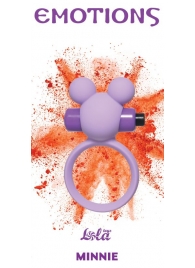 Сиреневое эрекционное виброколечко Emotions Minnie - Lola Games - в Сочи купить с доставкой