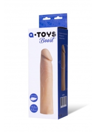 Реалистичная насадка с ярко выраженной головкой - 16,5 см. - A-toys - в Сочи купить с доставкой