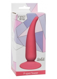 Розовая анальная пробка P-spot Teazer Pink - 12,2 см. - Lola Games - в Сочи купить с доставкой
