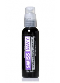 Возбуждающий гель-лубрикант на водной основе Sensual Arousal Lubricant - 59 мл. - Swiss navy - купить с доставкой в Сочи