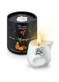 Массажная свеча с ароматом манго и ананаса Bougie de Massage Ananas Mangue - 80 мл. - Plaisir Secret - купить с доставкой в Сочи