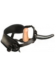 Женский страпон с вагинальной пробкой Woman Strap - 12 см. - LOVETOY (А-Полимер) - купить с доставкой в Сочи