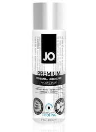 Охлаждающий лубрикант на силиконовой основе JO Personal Premium Lubricant Cooling - 60 мл. - System JO - купить с доставкой в Сочи