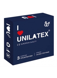 Ультрапрочные презервативы Unilatex Extra Strong - 3 шт. - Unilatex - купить с доставкой в Сочи