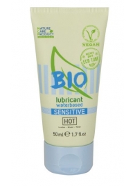 Органический лубрикант для чувствительной кожи Bio Sensitive - 50 мл. - HOT - купить с доставкой в Сочи